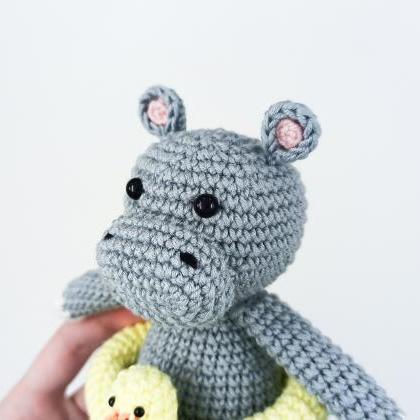 Amigurumi Hippopotamus Crochet Hippopotamus..
