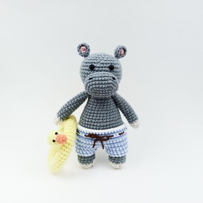 Amigurumi hippopotamus Crochet hipp..
