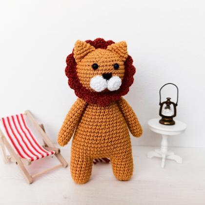 Amigurumi Lion Crochet Lion Plush Lion Baby Soft..