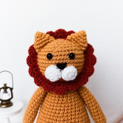 Amigurumi Lion Crochet Lion Plush Lion Baby Soft..