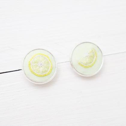 Set of 2 Miniature embroidery pin L..