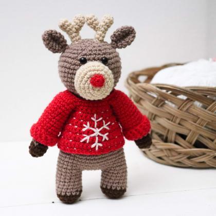 Amigurumi deer Crochet deer Plush d..