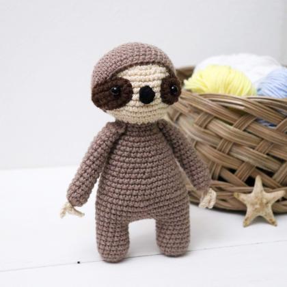 Amigurumi sloth Crochet sloth Plush..