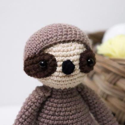 Amigurumi sloth Crochet sloth Plush..