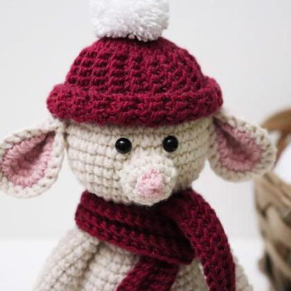 Amigurumi Mouse Crochet Mouse Plush Mouse Stuffed..