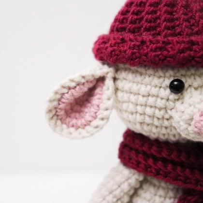 Amigurumi Mouse Crochet Mouse Plush Mouse Stuffed..