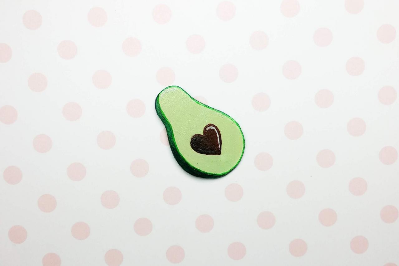 Wood Brooch Wooden Brooch Wood Pin Wooden Pin Avocado Brooch Avocado Pin Fruit Brooch Fruit Pin Friends Gift Gift For Her Gift For Him