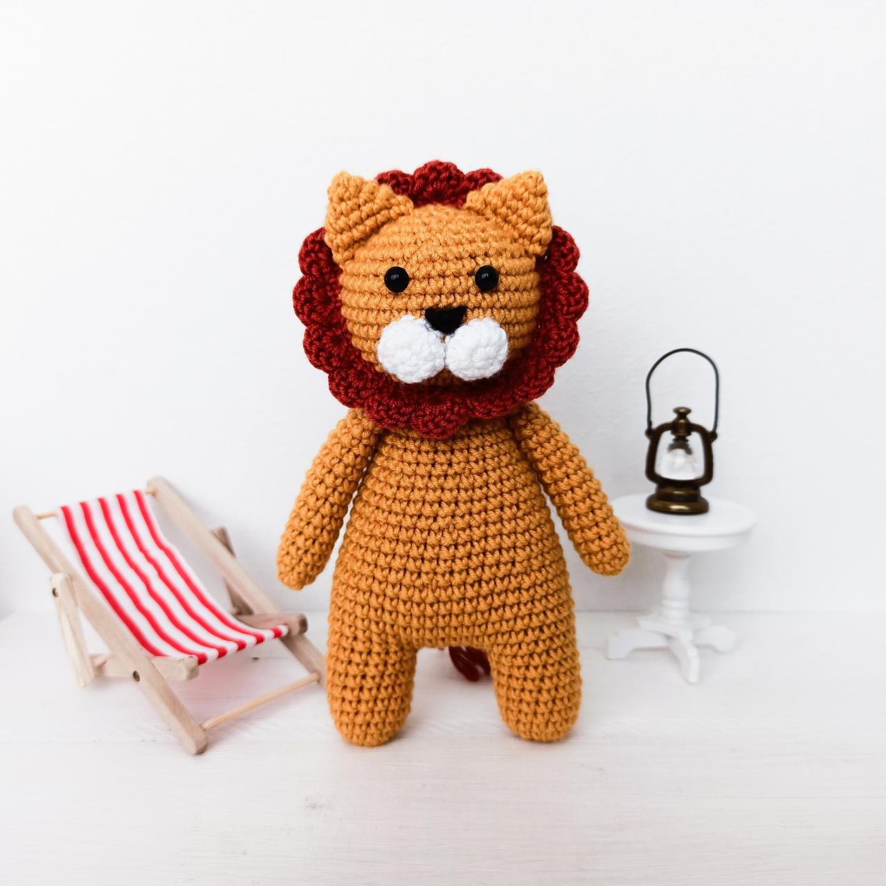 Amigurumi pattern lion Crochet lion pattern Lion pattern Lion toy Lion tutorial Lion diy Soft lion toy Soft lion pattern Crochet lion