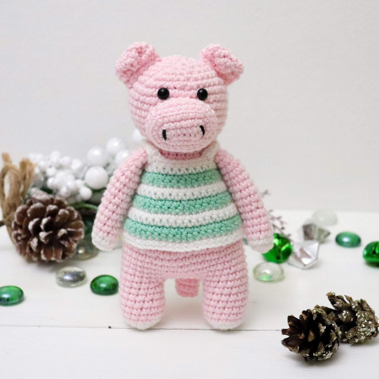 Amigurumi Pig Crochet Pig Plush Pig Stuffed Pig Toy Crochet Animal Baby Soft Toy Newborn Baby Gift Baby Shower Gift Piggy Toy Piglet Toy