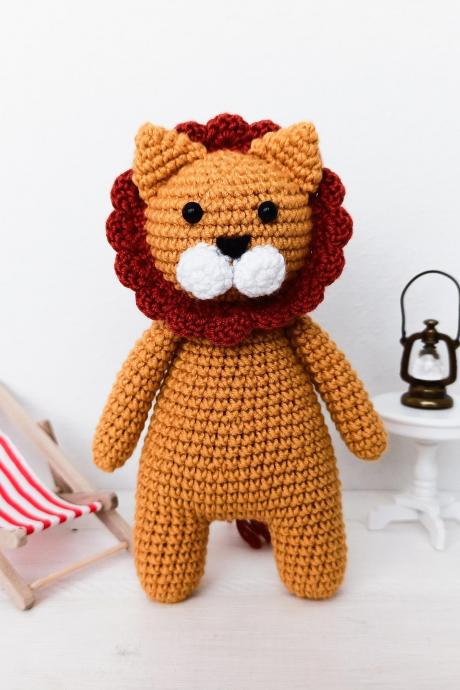 Amigurumi pattern lion Crochet lion pattern Lion pattern Lion toy Lion tutorial Lion diy Soft lion toy Soft lion pattern Crochet lion
