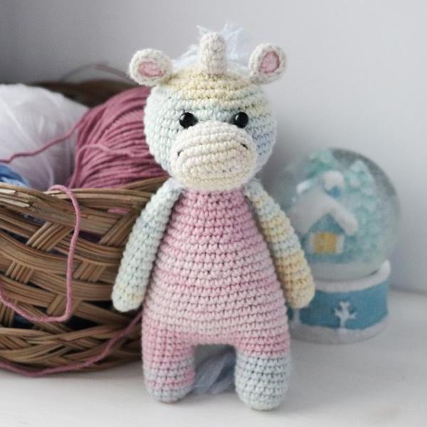 Amigurumi unicorn Crochet unicorn Plush unicorn Stuffed unicorn toy Crochet animal Baby soft toy Newborn baby gift Baby shower gift