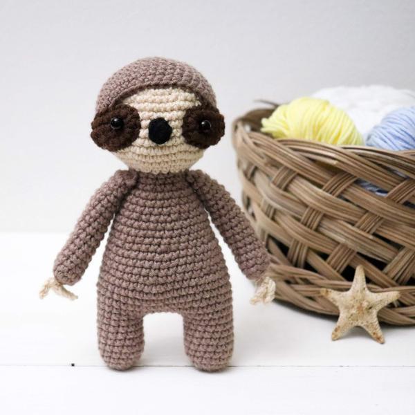 Amigurumi sloth Crochet sloth Plush sloth Baby soft toy Baby shower gift Baby gift Christmas gift Soft sloth
